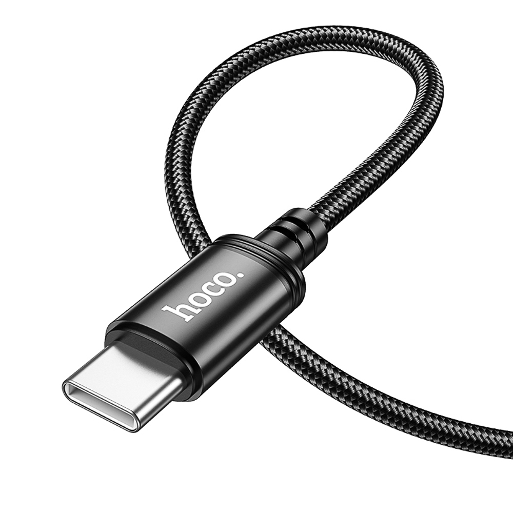 Кабель для зарядки USB(A)-Type C hoco. модель X91 Radiance, 3 м, черный, арт.№ 931-582
