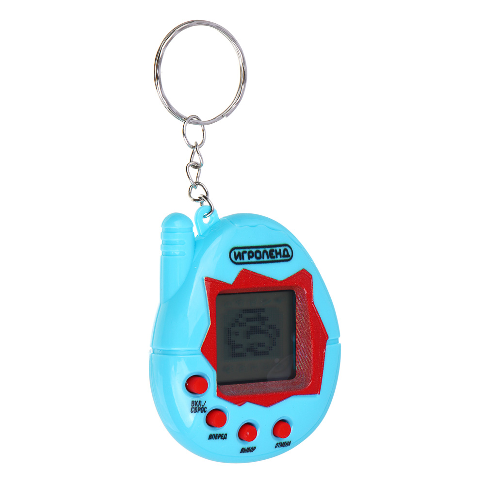 ИГРОЛЕНД Игрушка "Электронное животное", 2AG13, пластик, 4,8х6см, 4 цвета, арт.№ 214-026