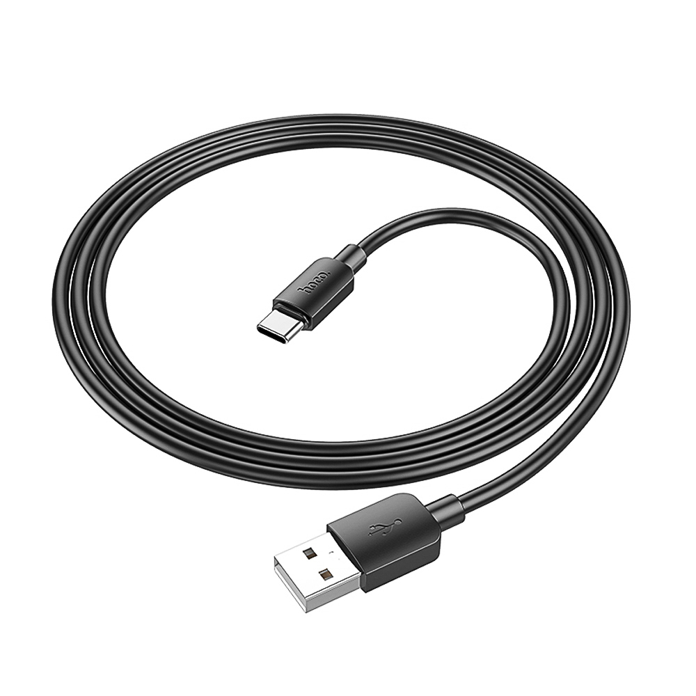 Кабель для зарядки USB(A)-Type C hoco. модель X96 Hyper, 27Вт, 1 м, черный, арт.№ 931-583