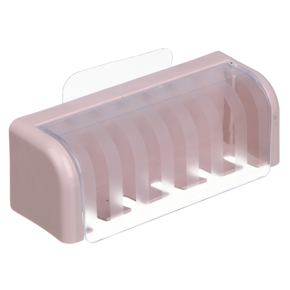 VETTA Classic Держатель для зубных щеток, пластик, 13,5x4,5x5 см, пудровый, арт.№ 478-295