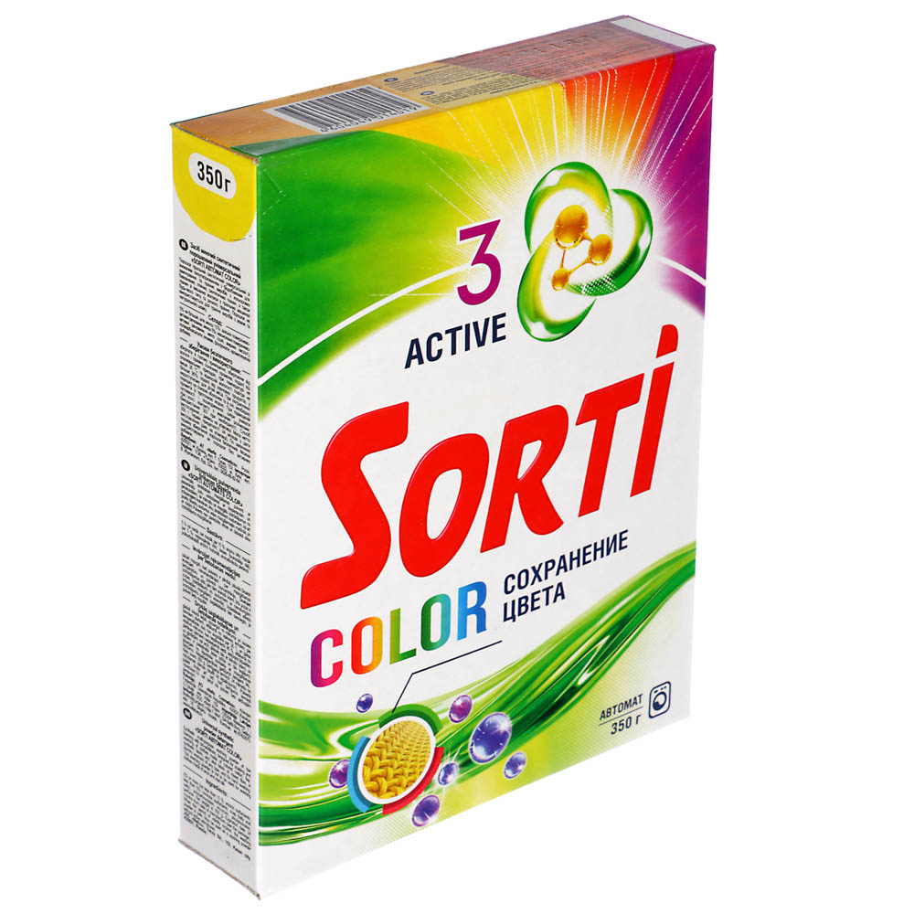 Стиральный порошок Sorti Automat Color, к/к, 350г, арт.№ 958-136