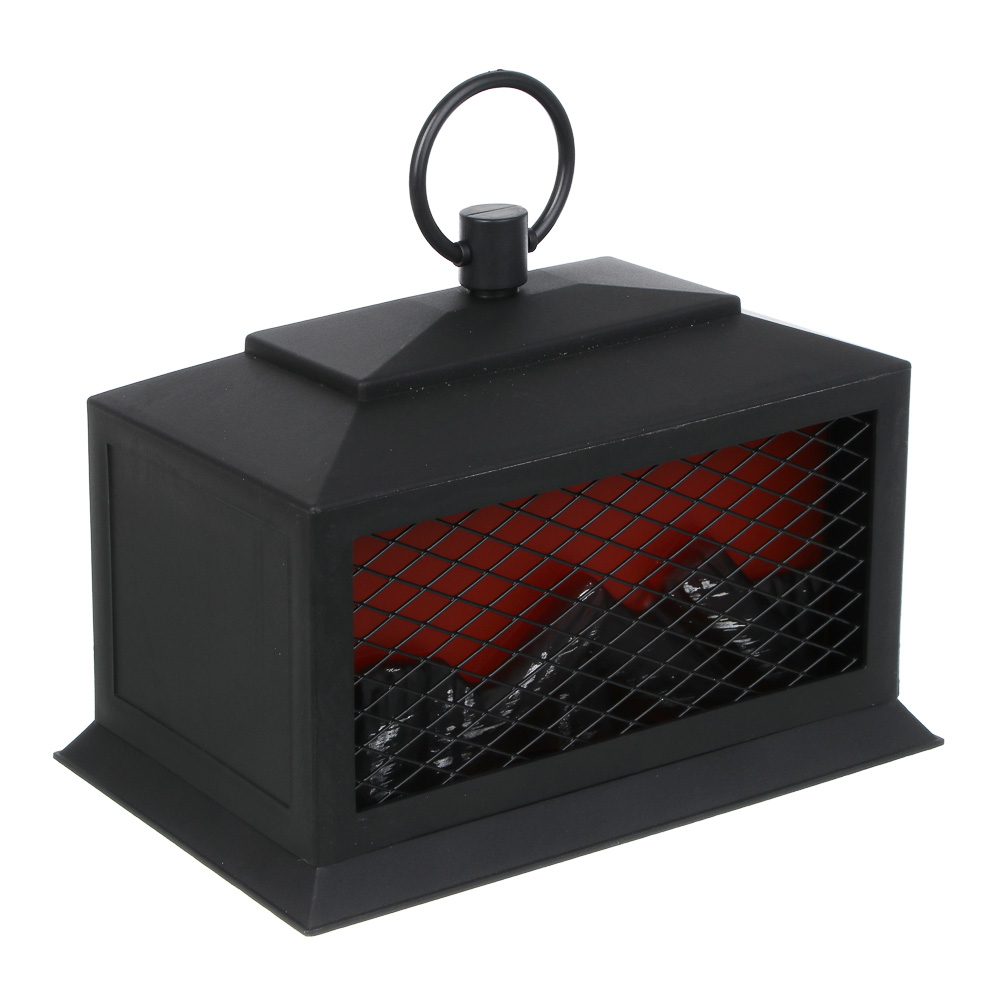 Светильник - камин декоративный LED тм СНОУ БУМ, 22x14x16см, PP, металл, 3хАА, 1 режим, арт.№ 715-501