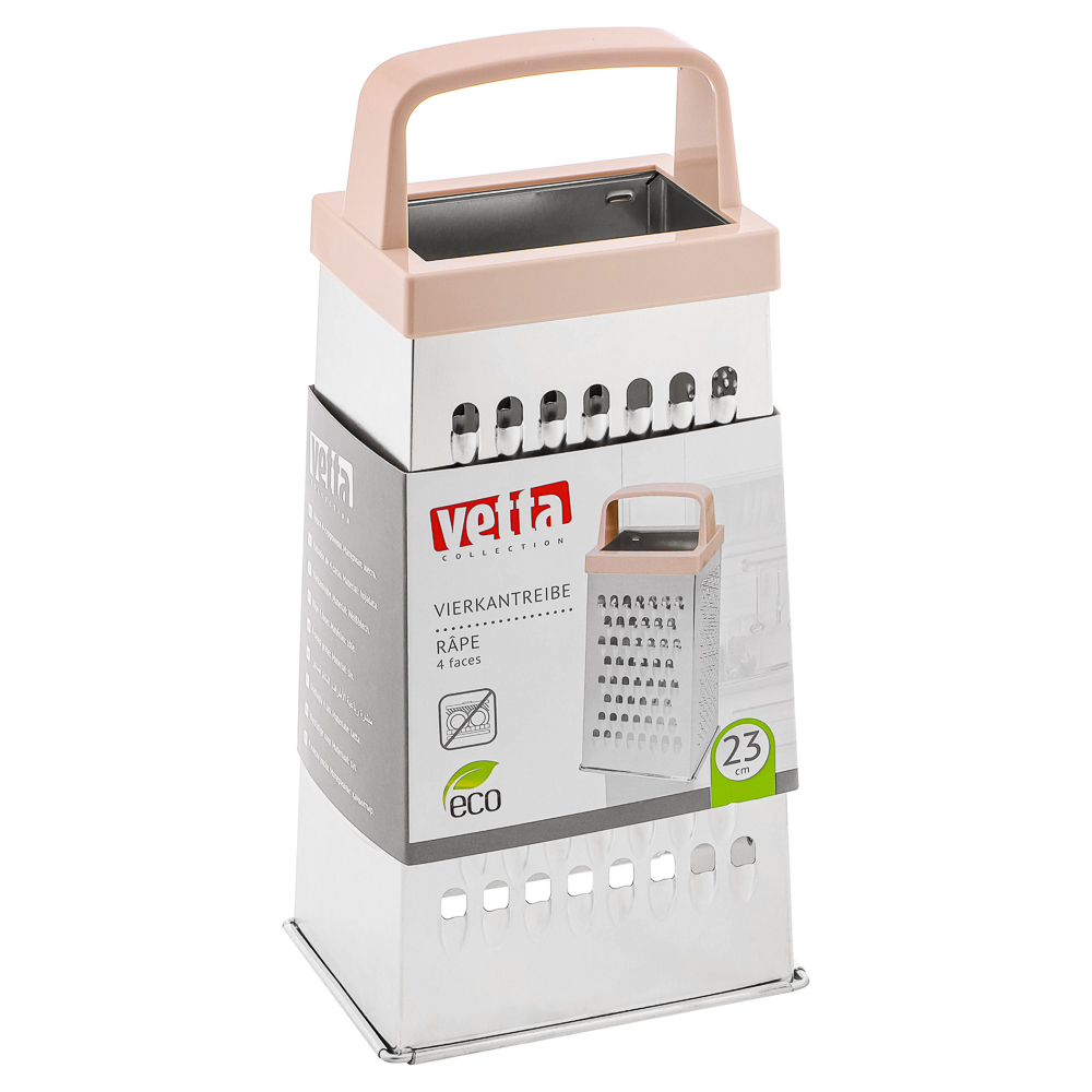 VETTA Терка 4-х сторонняя 23см жесть, арт.№ 885-105