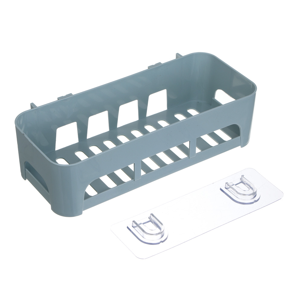 VETTA Classic Полка настенная прямоугольная (глубокая), пластик, 26x10,5x6,5 см, оливковый, арт.№ 478-302