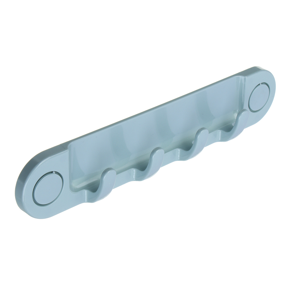 VETTA Classic Планка для ванной комнаты, пластик, 4 крючка, 28х5,5х3 см, оливковый, арт.№ 478-305