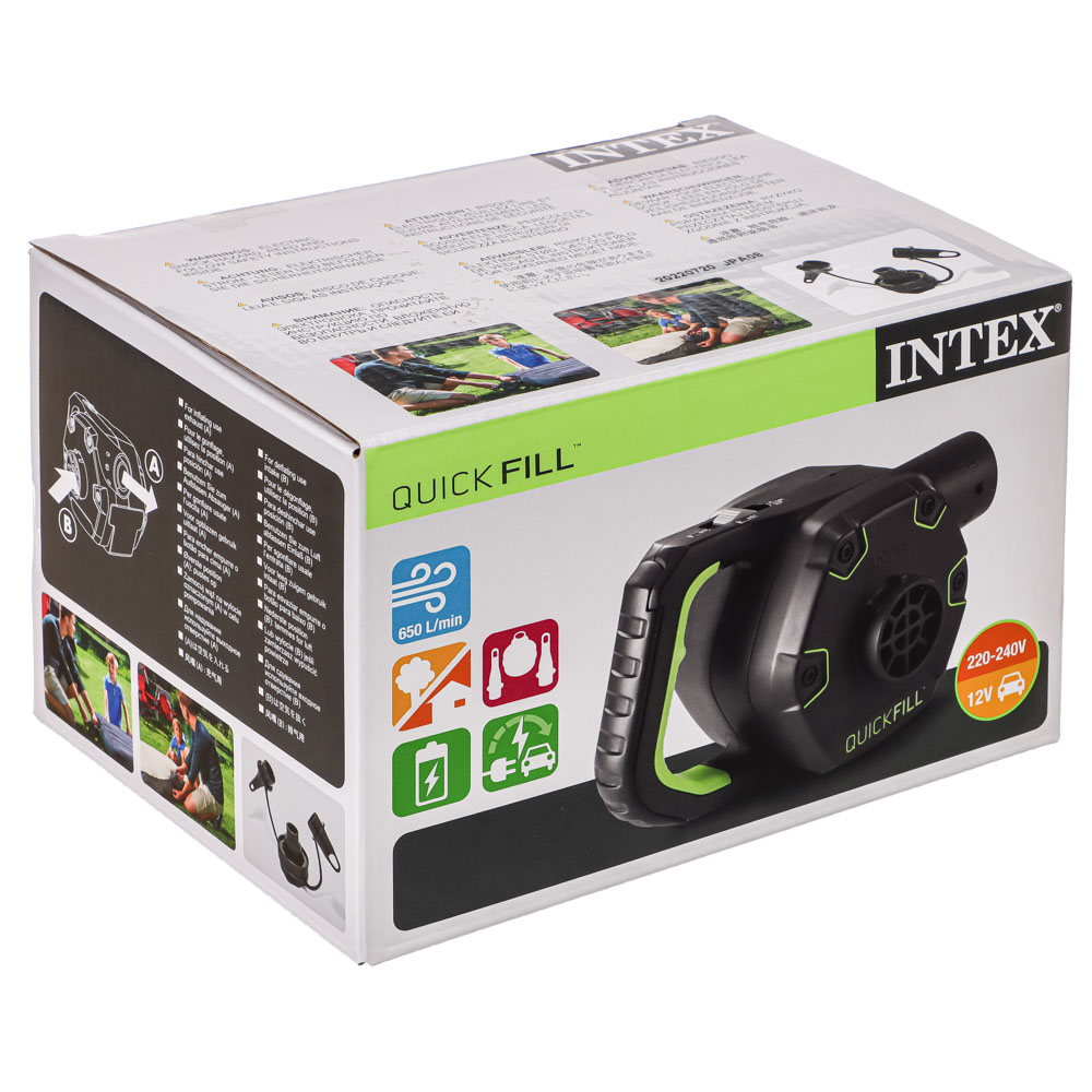 INTEX Насос электрический RECHARGEABLE QUICK-FILL, 220-240В, 66642, арт.№ 045-009