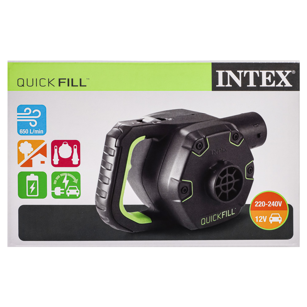 INTEX Насос электрический RECHARGEABLE QUICK-FILL, 220-240В, 66642, арт.№ 045-009