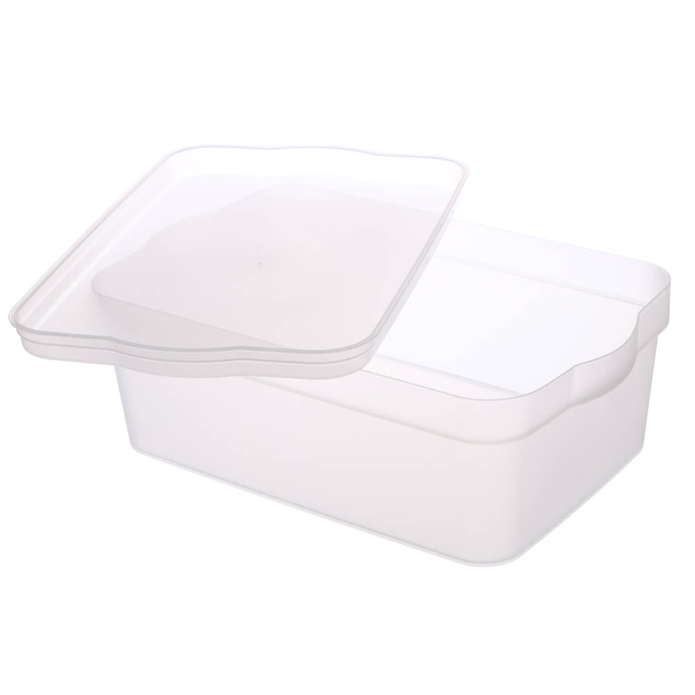 Ящик для хранения Keeplex Trendy 6 л 32х21,1х11 см, пластик, матовый кристалл, арт.№ 457-032