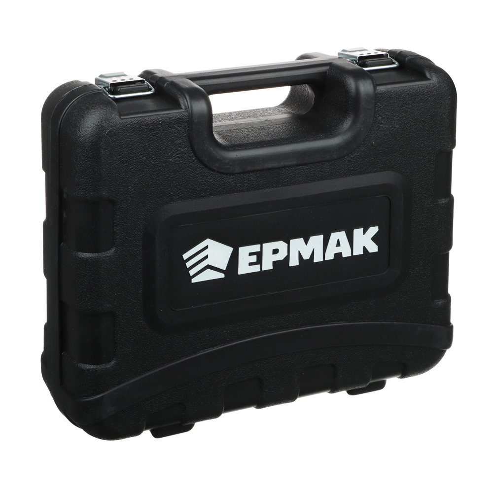 ЕРМАК Набор инструментов "Профи" + шуруповерт 12В, 57 предметов, арт.№ 691-031