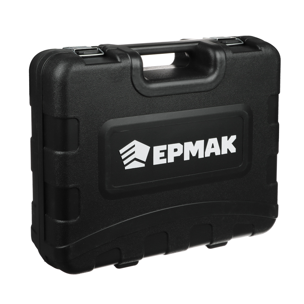 ЕРМАК Набор инструментов "Профи" + шуруповерт 12В, 77 предмета, арт.№ 691-026