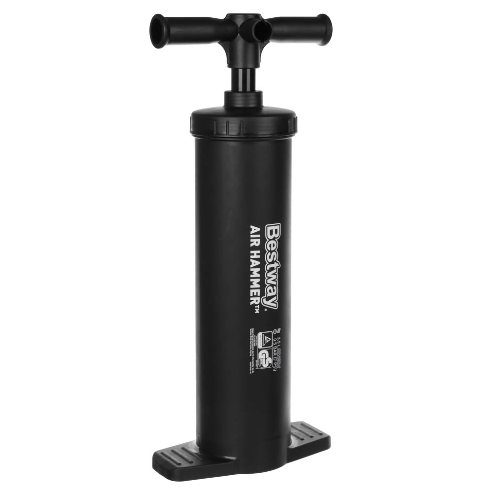 BESTWAY Насос ручной AIR HAMMER, объём 3,5л, 48см, 3 насадки в комплекте, 62030, арт.№ 332-043