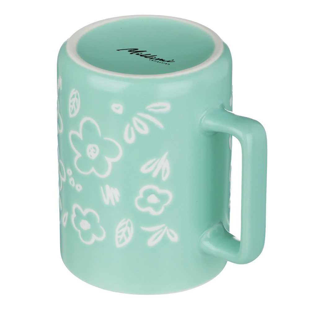 Кружка Узоры тм MILLIMI, 400мл, цвет в асс-те, фарфор, арт.№ 806-509