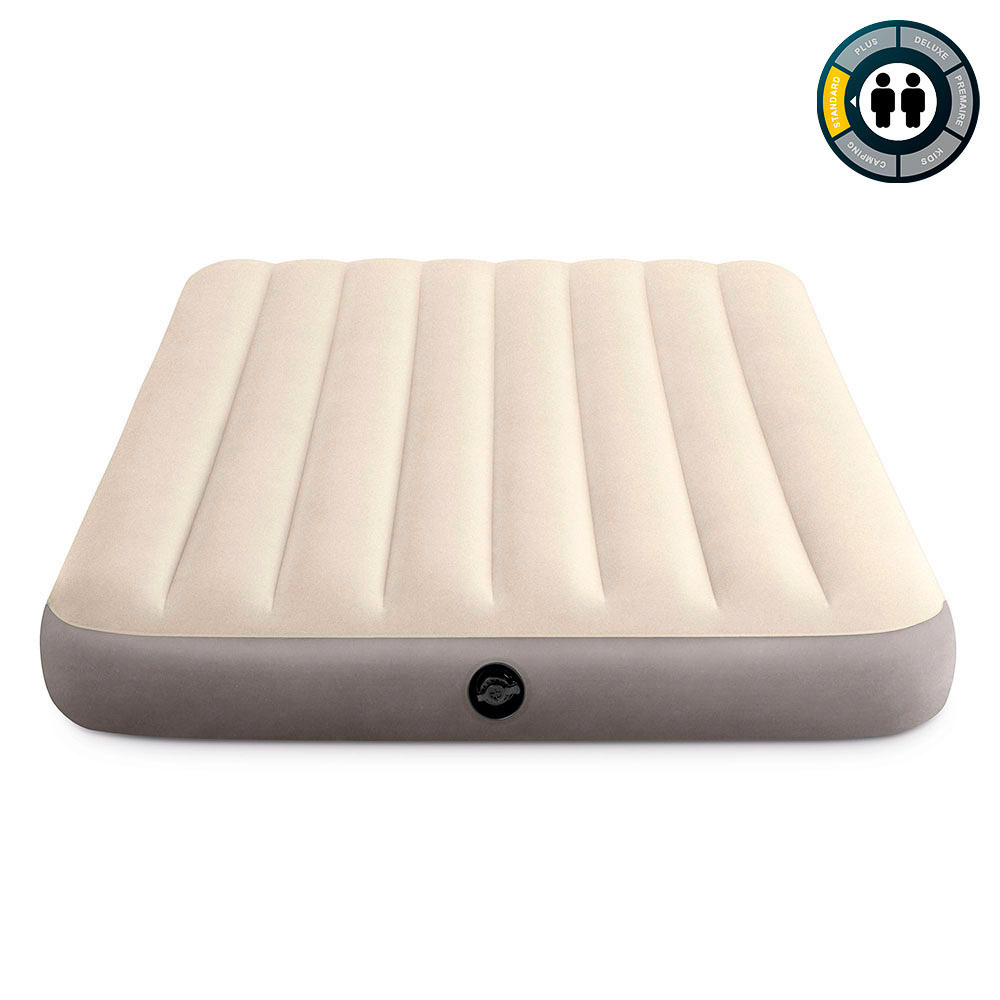 INTEX Матрас надувной FULL DURA-BEAM SERIES SINGLE-HIGH, 137x191x25 см, 64102, арт.№ 108-075