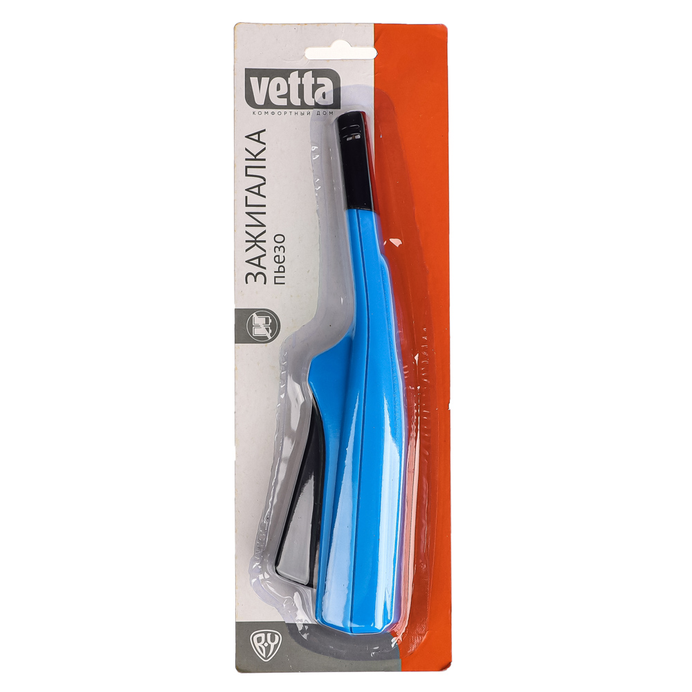 VETTA Зажигалка пьезо, блистер, WH-1012, арт.№ 442-012