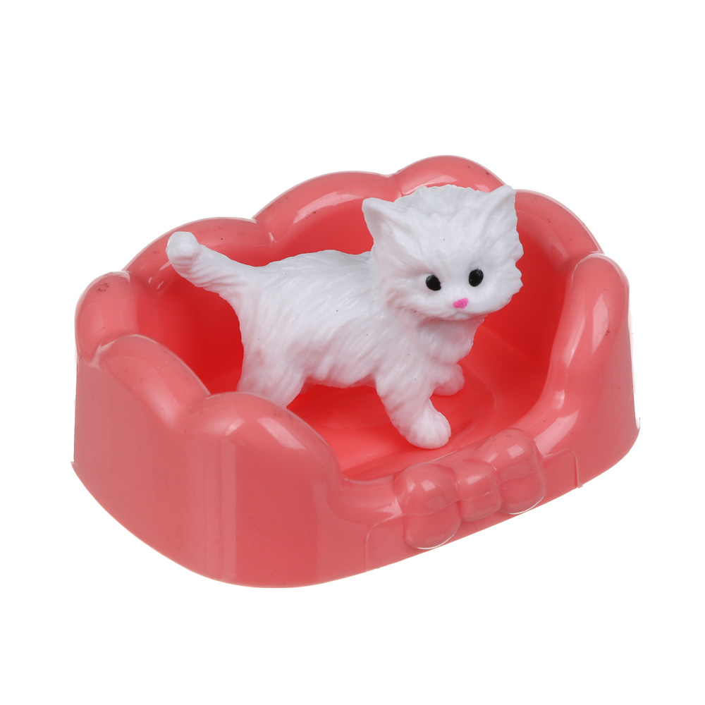 Игровой набор "Счастливая семья" котики, ABS, PP, тм ИГРОЛЕНД, 3+, арт.№ 294-265