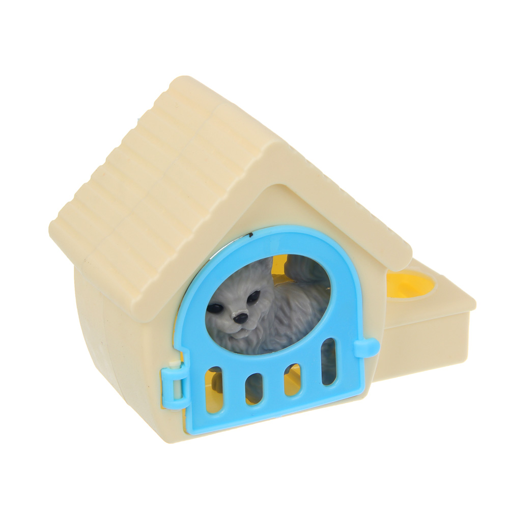 Игровой набор Счастливая семья собачек, ABS, PP, тм ИГРОЛЕНД, 3+, арт.№ 294-266