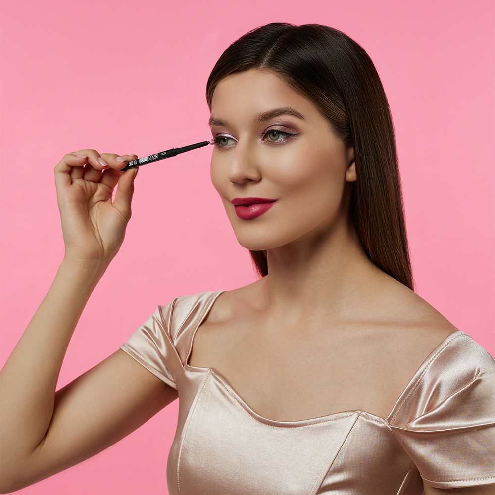 ЮНИLOOK Карандаш для глаз, автомат, 0,3 г, Тон 01, арт.№ 330-052