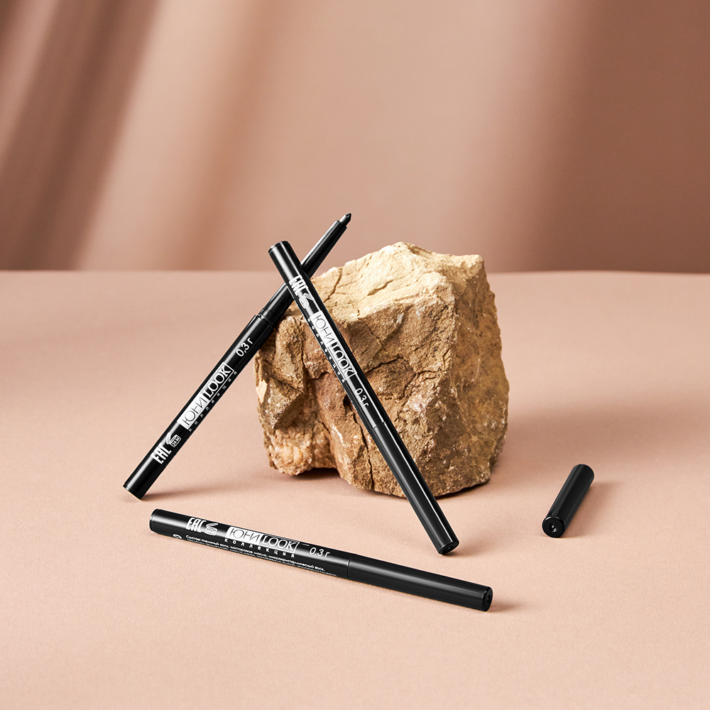 ЮНИLOOK Карандаш для глаз, автомат, 0,3 г, Тон 01, арт.№ 330-052