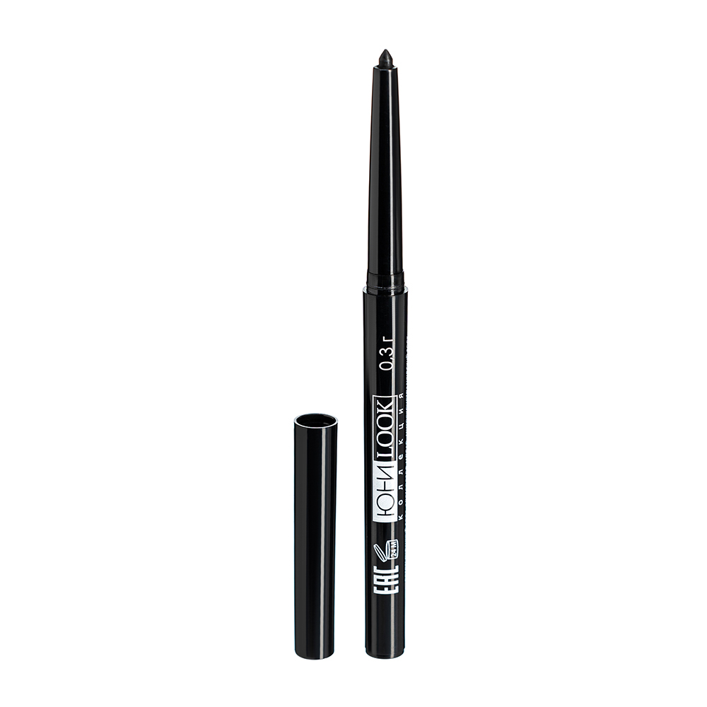 ЮНИLOOK Карандаш для глаз, автомат, 0,3 г, Тон 01, арт.№ 330-052