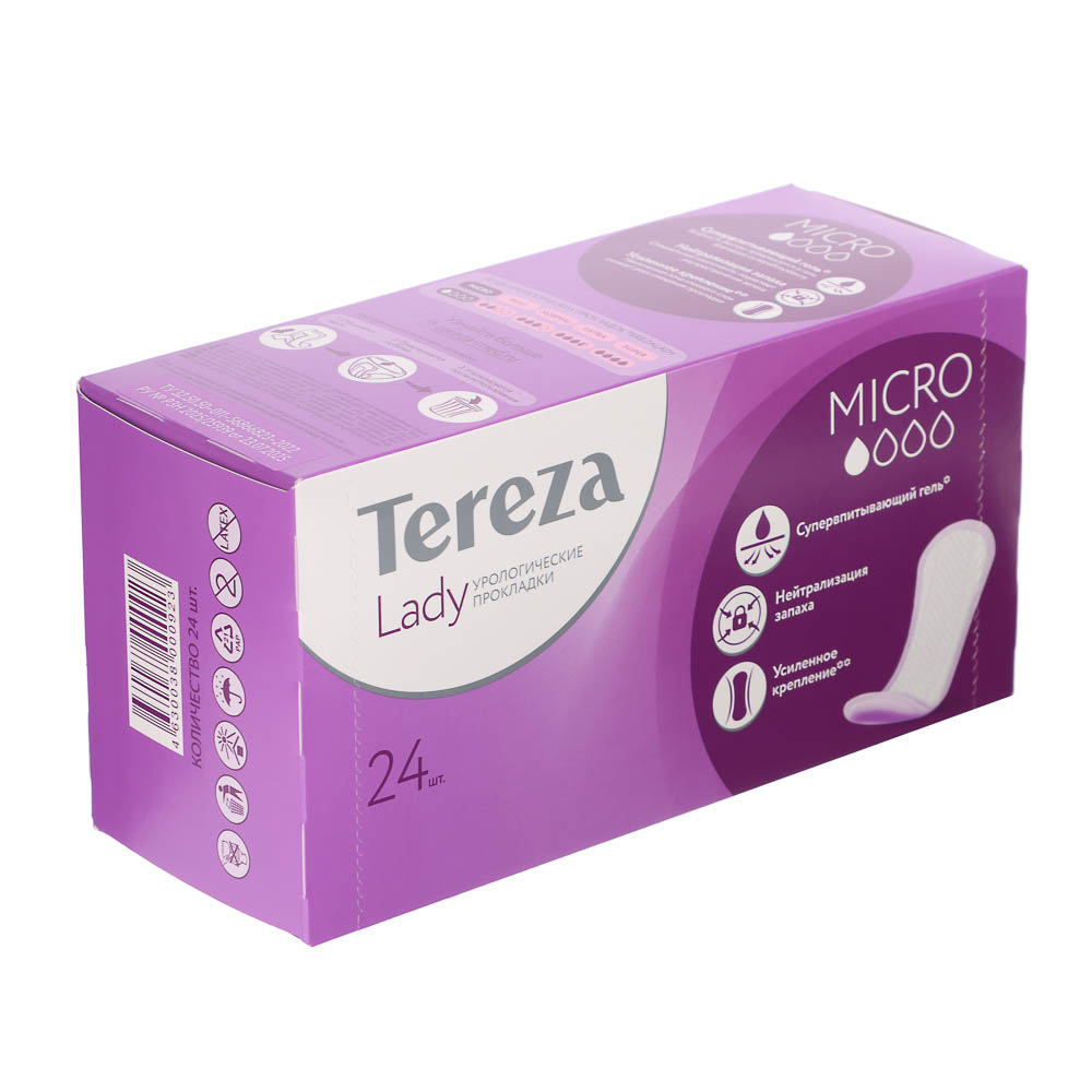 Прокладки урологические TerezaLady Micro, 24шт, арт.№ 911-045