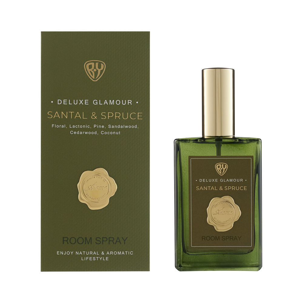 BY Спрей для дома Deluxe Glamour, 100 мл., Santal & Spruce, арт.№ 412-226