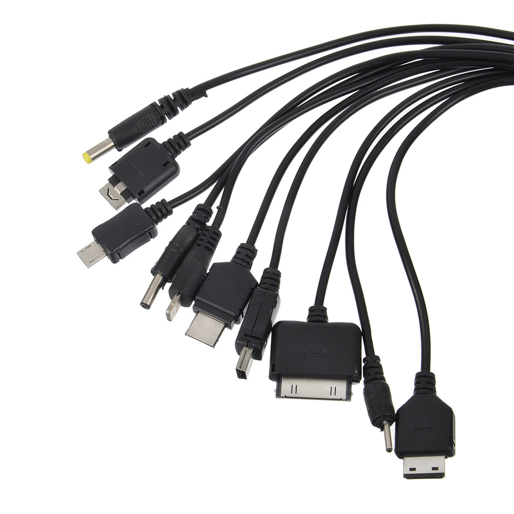 NEW GALAXY Устройство зарядное USB универс. 10 в 1,автомоб. 12/24В/сетевое 220В, 1А,17x11см,пластик, арт.№ 738-017