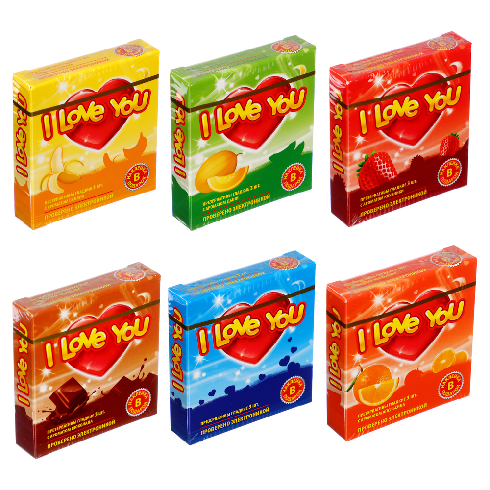 Презервативы "I LOVE YOU" №3, арт.№ 360-159