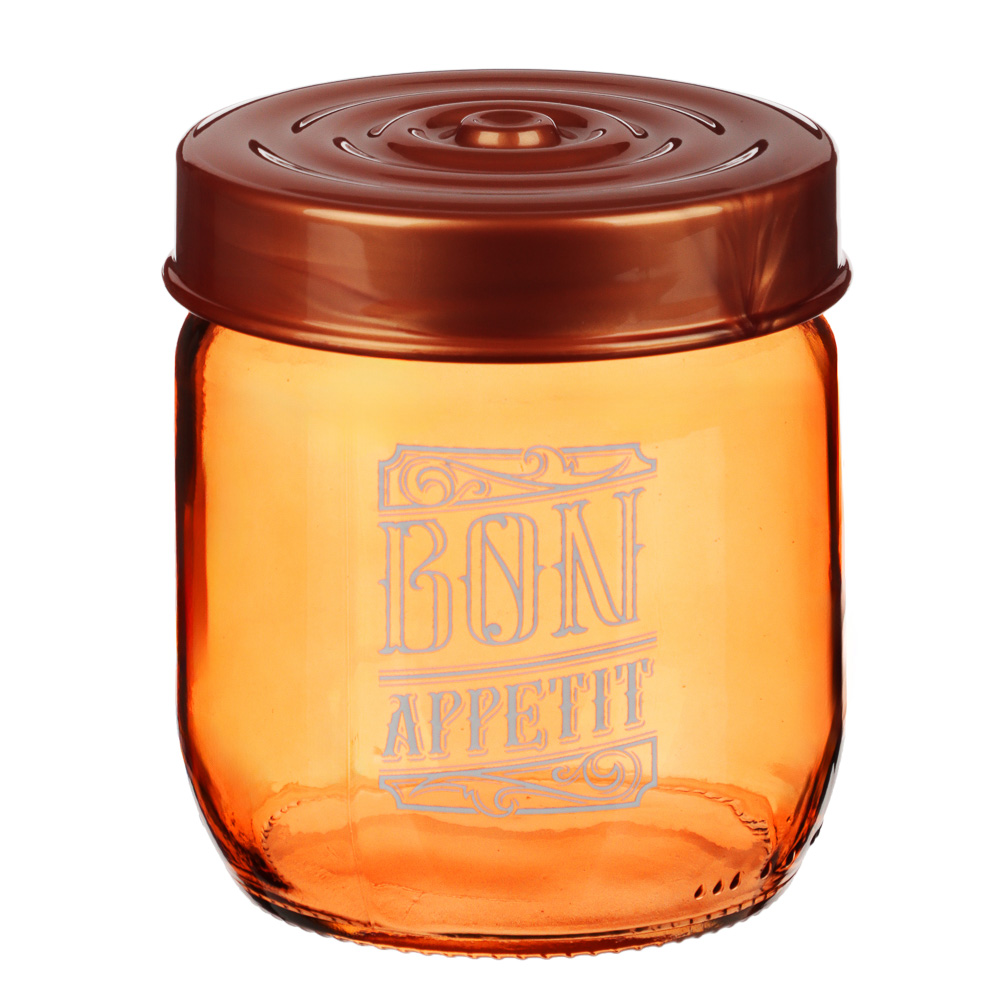 HEREVIN Охра Банка для сыпучих продуктов, стекло, 425мл, 172341-819, арт.№ 828-304
