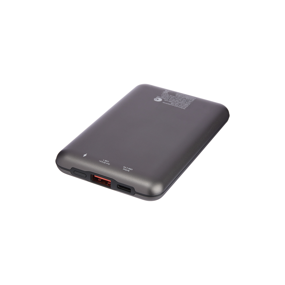 PRILUCHNIY Аккумулятор мобильный, 10000 мАч, USB/Type-c, Быстрая зарядка QC4.0+PD, 5А, корпус металл, арт.№ 916-208