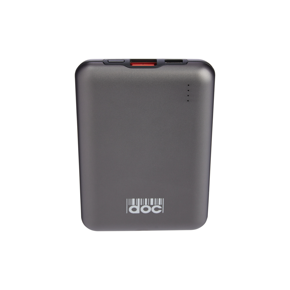 PRILUCHNIY Аккумулятор мобильный, 10000 мАч, USB/Type-c, Быстрая зарядка QC4.0+PD, 5А, корпус металл, арт.№ 916-208