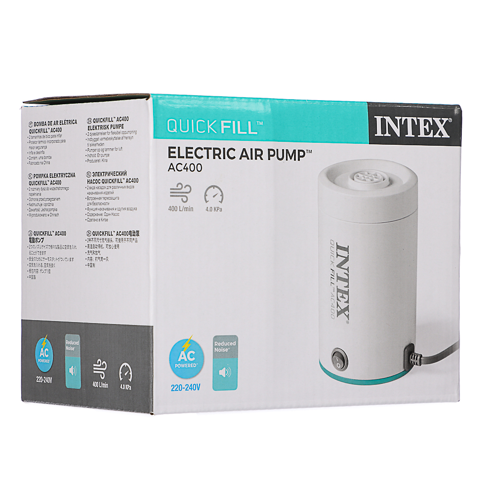 INTEX Насос воздушный электрический AC400, 220-240 В, 66646, арт.№ 045-013