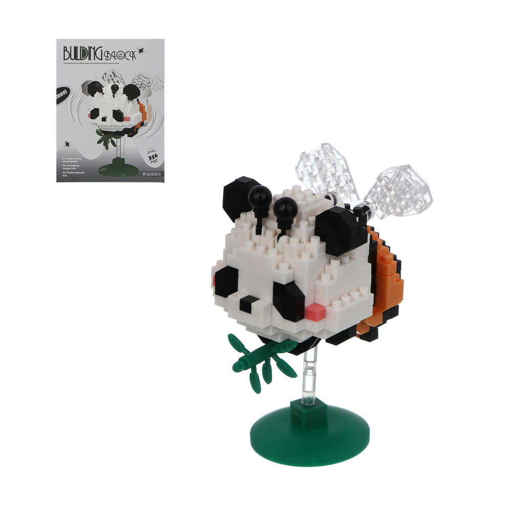 ИГРОЛЕНД Конструктор "Зверопчёл", 9х4,5х12 см, ABS, 6 видов, арт.№ 858-081