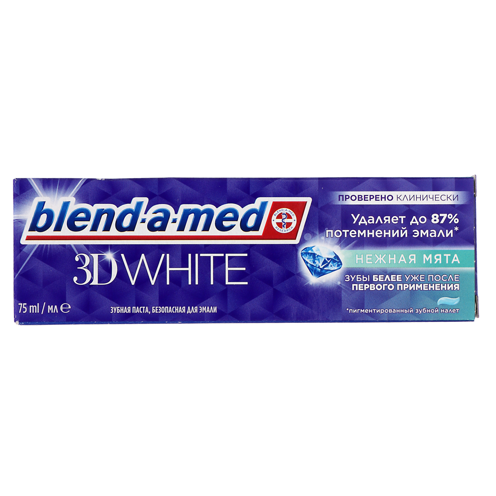 Зубная паста Blend-А-Med 3D White Нежная мята, 75мл, арт.№ 981-097