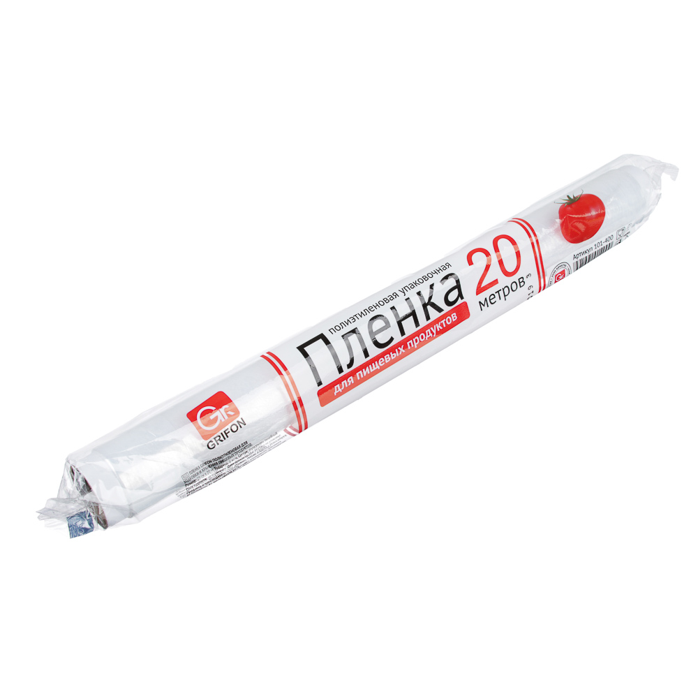 GRIFON Пленка пищевая для хранения, 29cм x 20м, в п/п пленке, 101-400, арт.№ 438-012