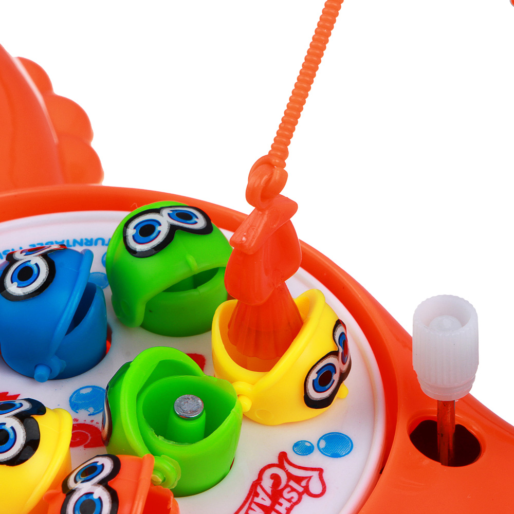 Игрушка-рыбалка "Дино" заводная, ИГРОЛЕНД, пластик, магнит, арт.№ 295-211
