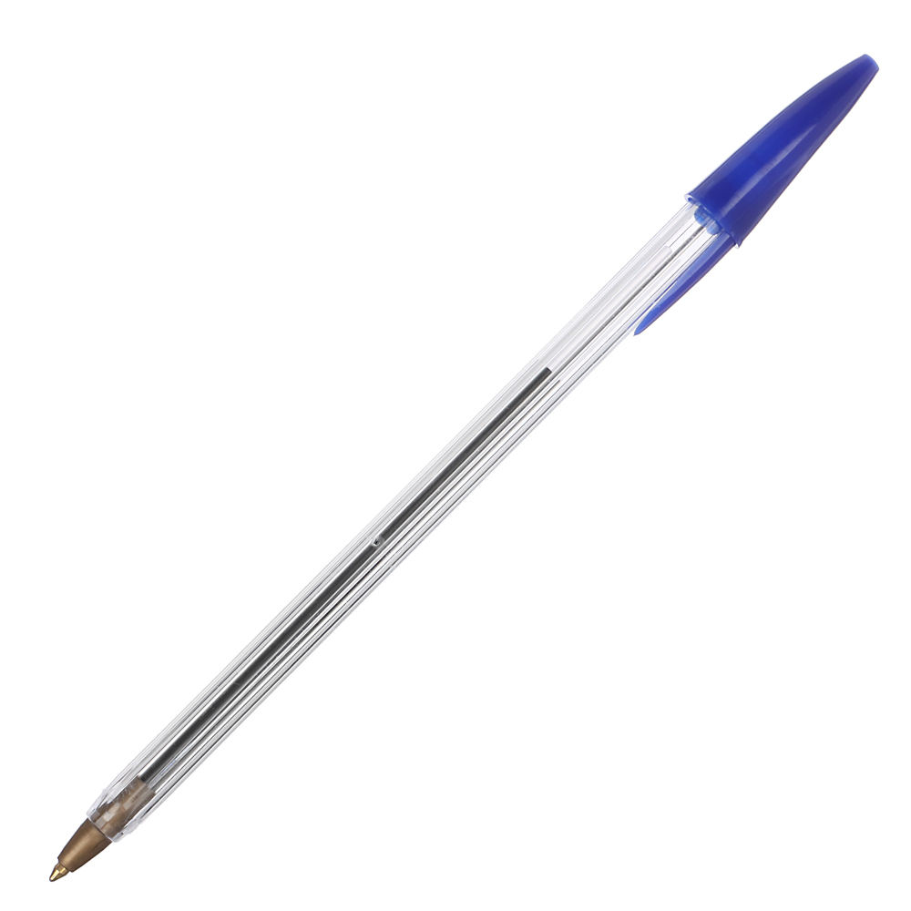 ClipStudio Набор ручек шариковых 4 шт, синие, в пакете с подвесом, арт.№ 526-158