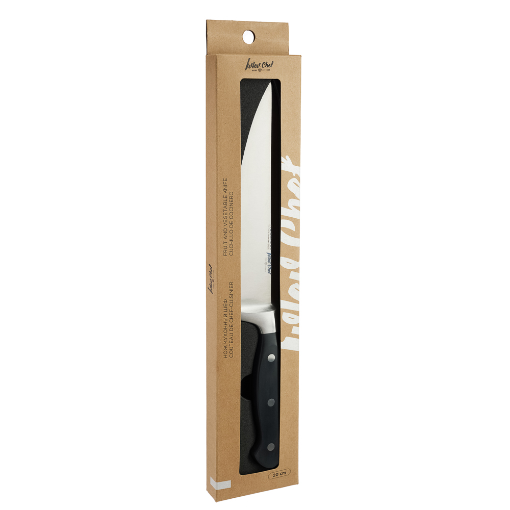 Ivlev Chef Profi Нож кухонный шеф 20см, кованый, нерж.сталь 5Cr15, арт.№ 803-383