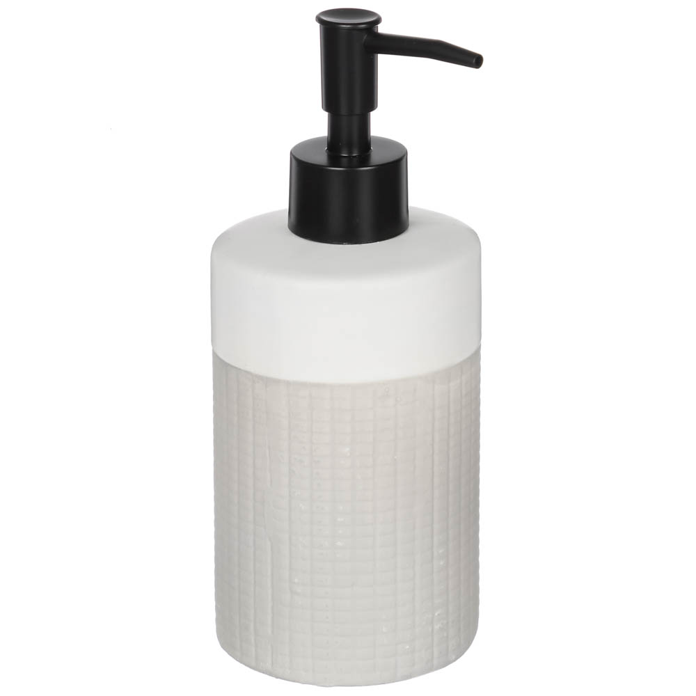 VETTA Дозатор для жидкого мыла White-and-Black, керамика, арт.№ 463-395
