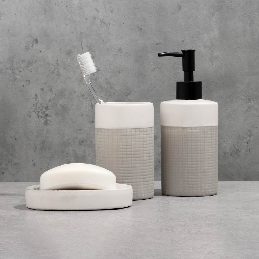 VETTA Дозатор для жидкого мыла White-and-Black, керамика, арт.№ 463-395