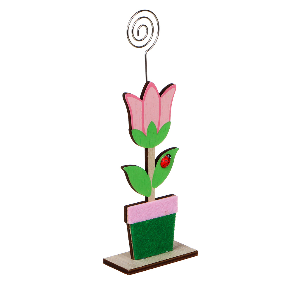 INBLOOM Декор садовый Тюльпаны 21,5 см, МДФ, 3 дизайна, арт.№ 153-132