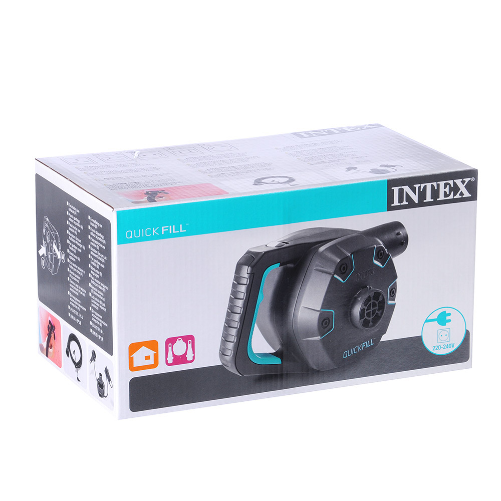 INTEX Насос электрический с шлангом, 220-240, сталь, ПП, 66644, арт.№ 045-007