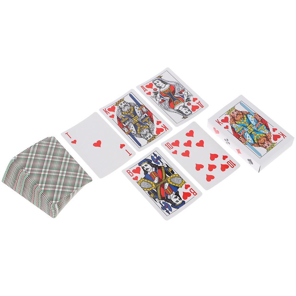 Карты игральные 54 шт/колода, 9x6 см, арт.№ 538-242