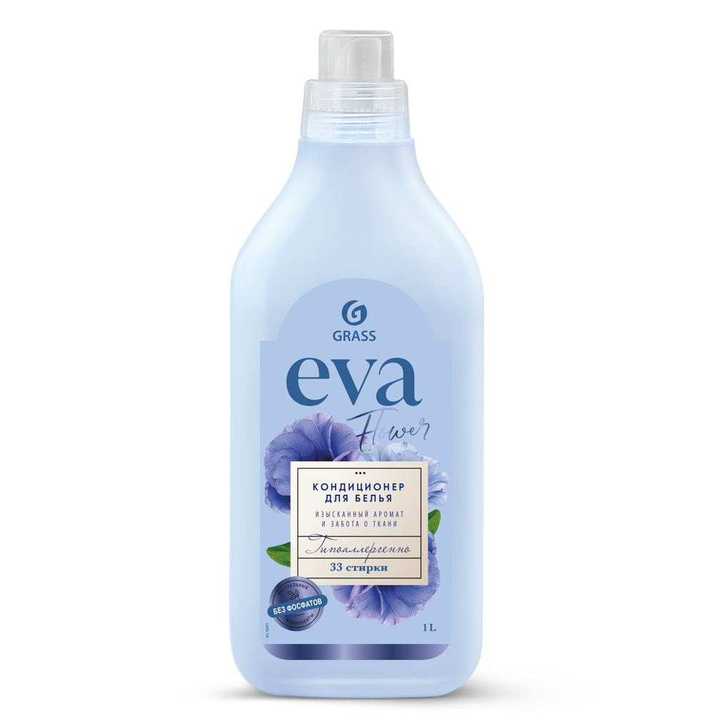 Кондиционер для белья GRASS EVA Flower, концентрат, п/б,1л, арт.№ 956-058