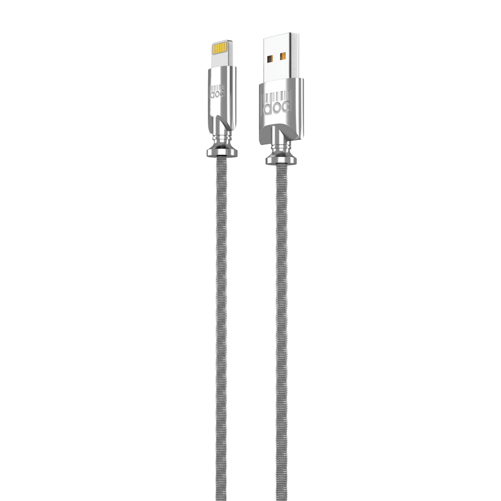 PRILUCHNIY Кабель для зарядки Metall iP, 1м, 2,4A, металл, арт.№ 931-412