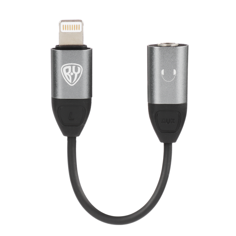 Аудио-переходник iP - mini Jack 3,5мм BY, арт.№ 470-093