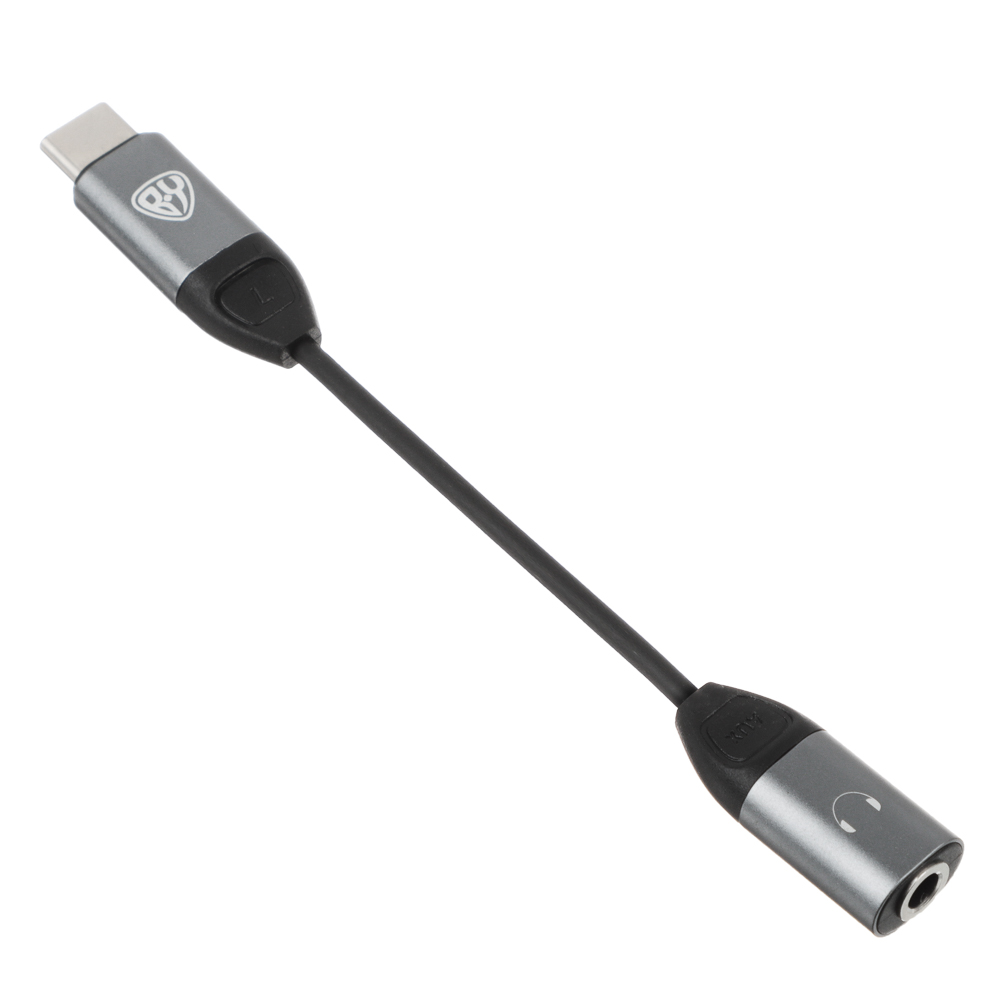 Аудио-переходник Type-C - mini Jack 3,5мм BY, арт.№ 470-094