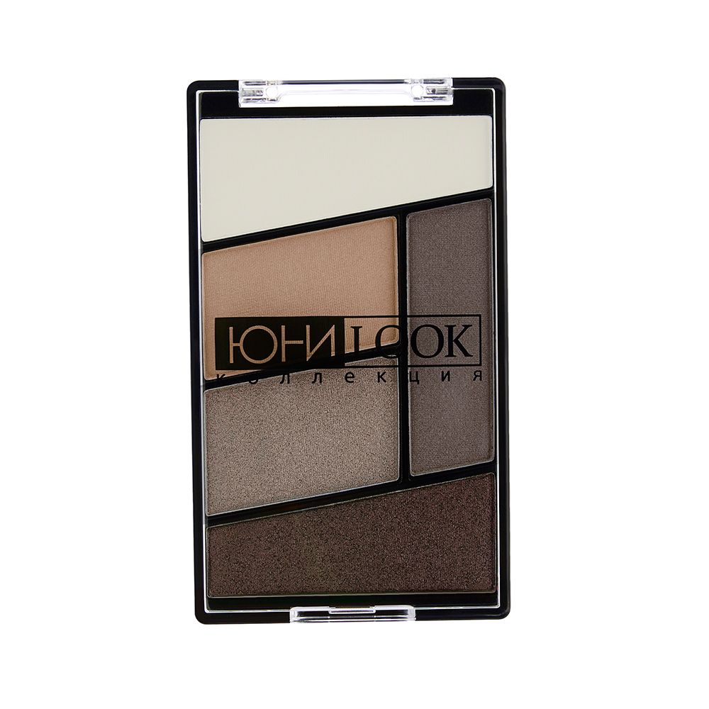 ЮНИLOOK Тени для век, 5-ти цветные 12г, Тон 02, арт.№ 330-096