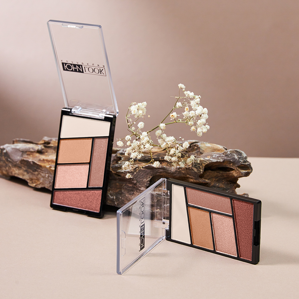 ЮНИLOOK Тени для век, 5-ти цветные 12г, Тон 02, арт.№ 330-096