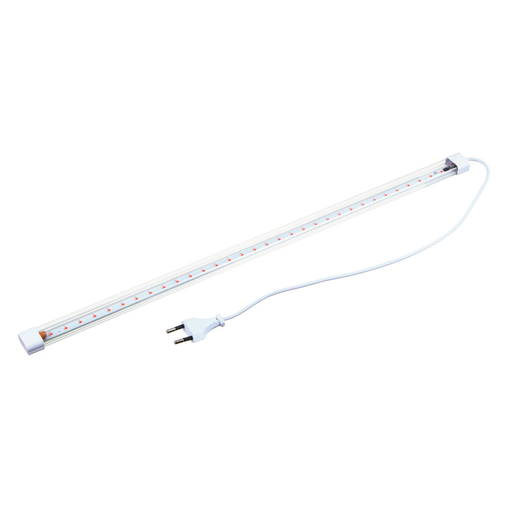 INBLOOM Светильник светодиодный для растений, 32LED, фиолетовый, 54х2.4х1.3см, 8Вт, 220В, ABS, арт.№ 185-090