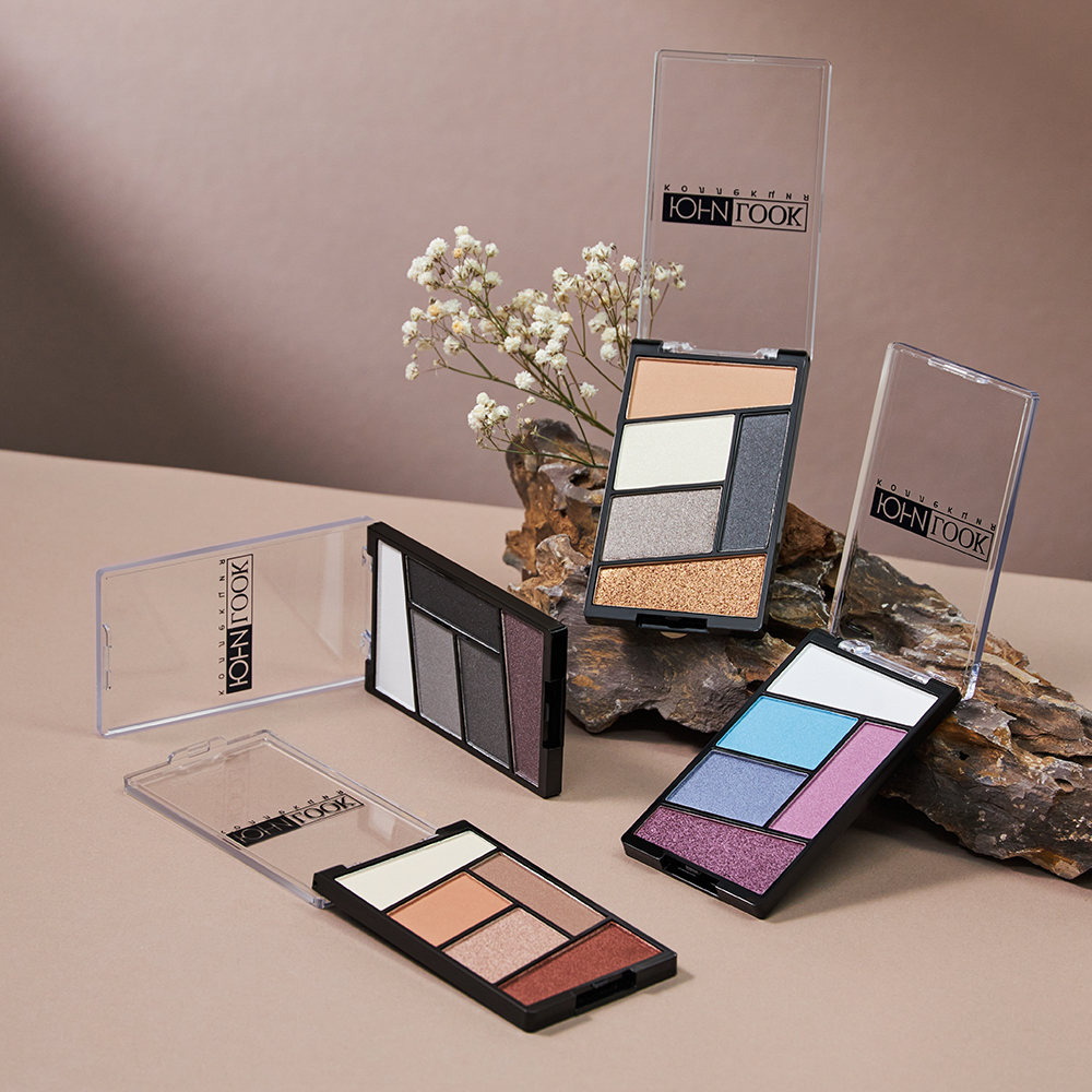 ЮНИLOOK Тени для век, 5-ти цветные 12г, Тон 03, арт.№ 330-097